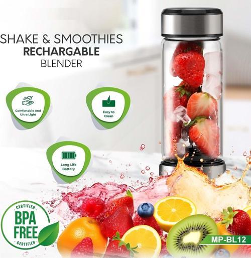 Taşınabilir Usb Şarjlı Blender 450 ml 6 Bıçaklı