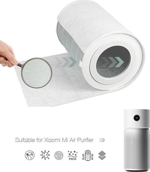10 Adet Xiaomi Air Purifier Elite Uyumlu Toz Tutucu Ön Filtre