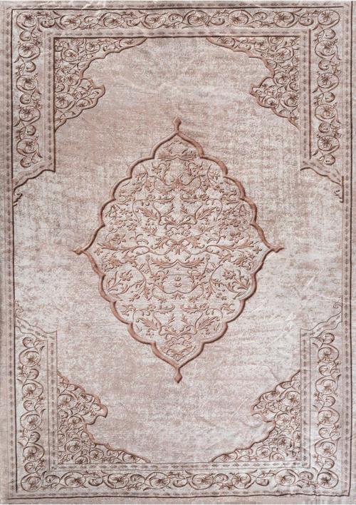 Kadife Dokulu Lastikli Süngerli Kaymaz Yıkanabilir Modern Desenlerde Halı Örtüsü- 6 M2