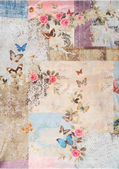 Kadife Dokulu Lastikli Süngerli Kaymaz Yıkanabilir Modern Desenlerde Halı Örtüsü- 6 M2