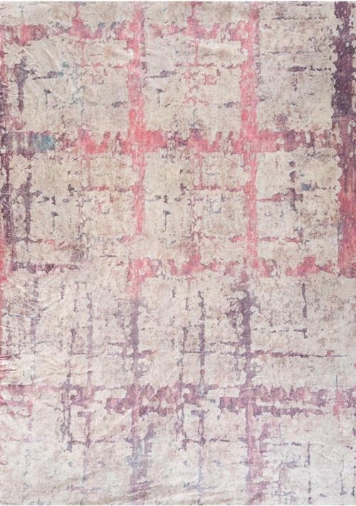 Kadife Dokulu Lastikli Süngerli Kaymaz Yıkanabilir Modern Desenlerde Halı Örtüsü- 6 M2