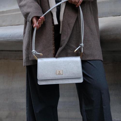 Elise Gümüş Rengi Kadın Omuz Çantası