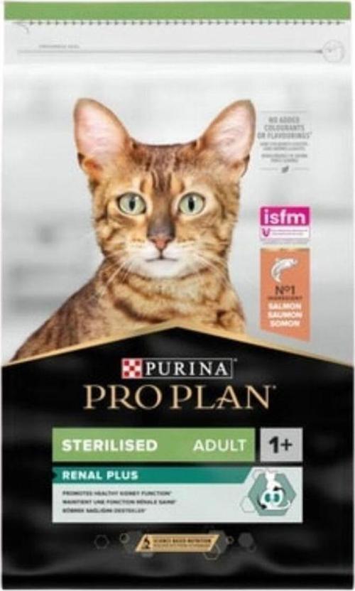 Renal Plus Sterilised Somonlu Kısırlaştırılmış Yetişkin Kedi Maması 10 Kg