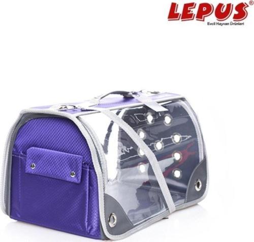 Şeffaf Fly Bag Çanta Mor Large 28*45*28H Cm