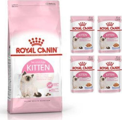 Kitten 2 Kg. + 4 Adet Kitten Yaş Mama