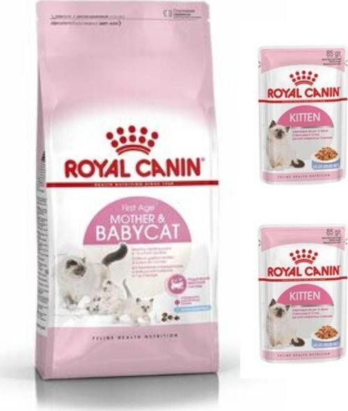 Mother & Babycat (Anne & Yavru Kedi Maması) 2 Kg. + 2 Adet (Kitten) Yaş Mama