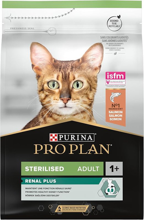 Sterilised Kısır Kedi Maması Somonlu 3Kg
