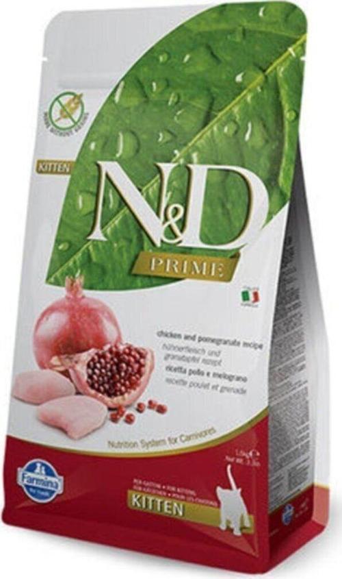 Nd Tahılsız Kitten Tavuk Nar Yavru Kedi Kuru Maması 1,5 Kg.