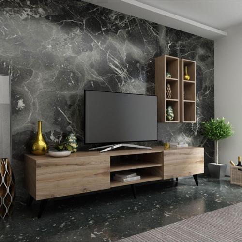 İdeal Tv Ünitesi + Duvar Rafı 7000-3