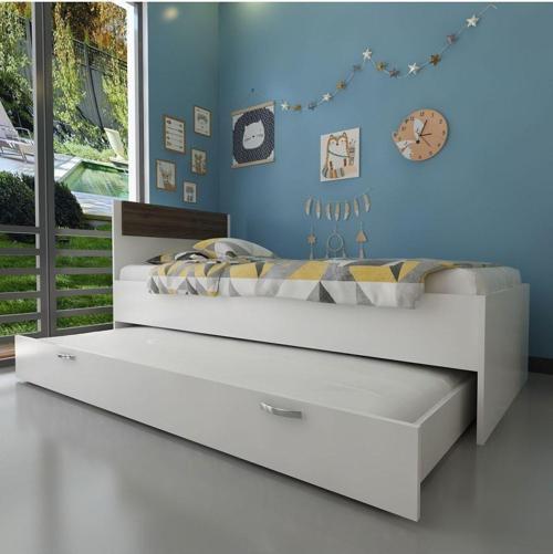 Trend Yavrulu Karyola Q4010-1 Beyaz Ceviz