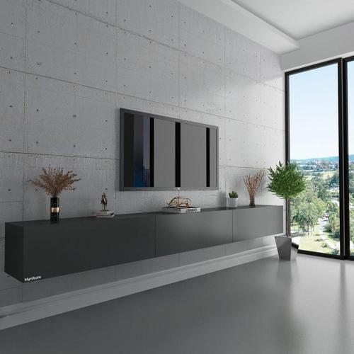 Duvara Monte Tv Sehpası Antrasit S6108-4