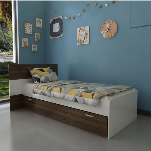 Trend Yavrulu Karyola Q4016-5 Beyaz Ceviz