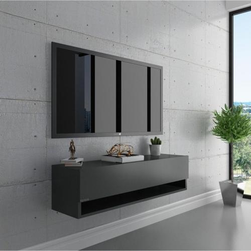 Duvara Monte Tv Sehpası Antrasit S6101-4