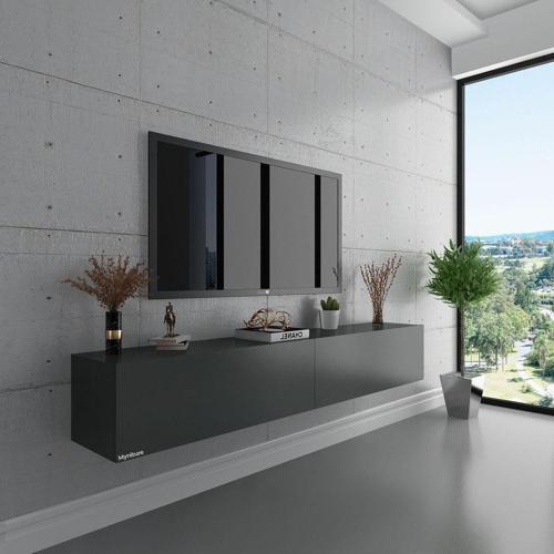 Duvara Monte Tv Sehpası Antrasit S6106-4