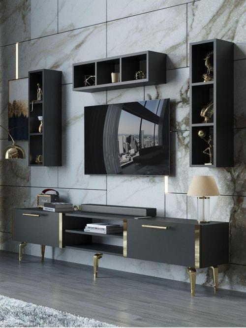 Festival Tv Ünitesi G3006-4-Y1-D1 Gold Antasit