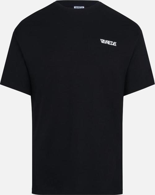OVERSIZED FIT VANEDA LOGO BASIC TSHIRT LACIVERT 