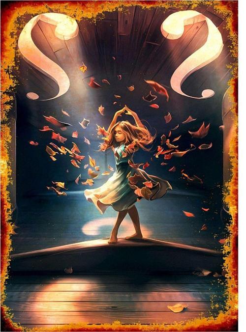 Dans Eden Küçük Kız Mdf Poster 50 cm x 70 cm