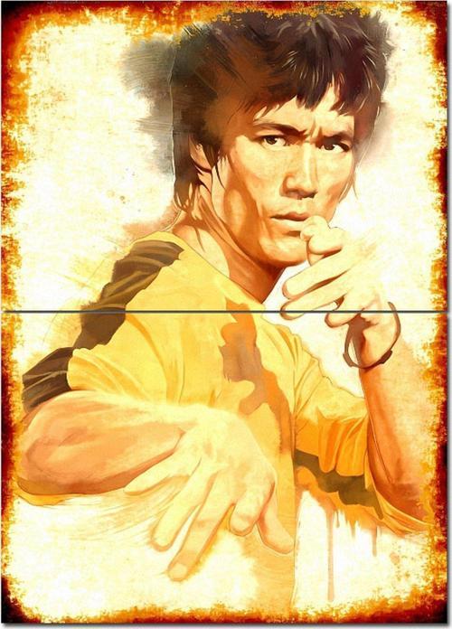 Bruce Lee Model Mdf Tablo 70 cm x 100 cm