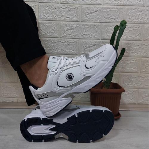 Pol Pu Beyaz Memor Foam Rahat Taban Erkek Spor Ayakkabı