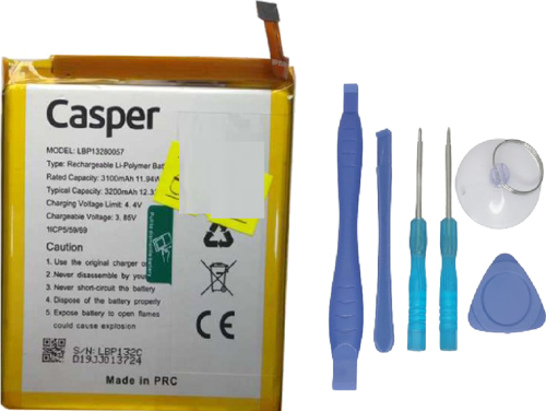 Casper Via E3 Batarya Pil Sıfır Orijinal + TAMİR SETİ