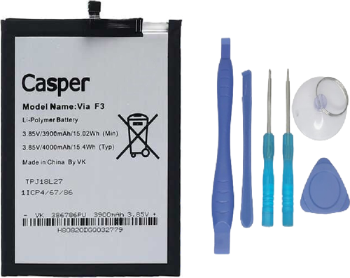 Casper Via F3 Batarya Pil Sıfır Orijinal + TAMİR SETİ