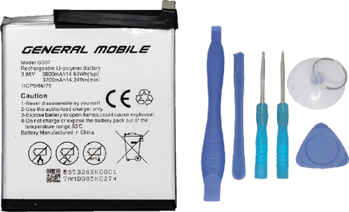 Genaral Mobile GM 9 PLUS  Batarya Pil Sıfır Orijinal + TAMİR SETİ