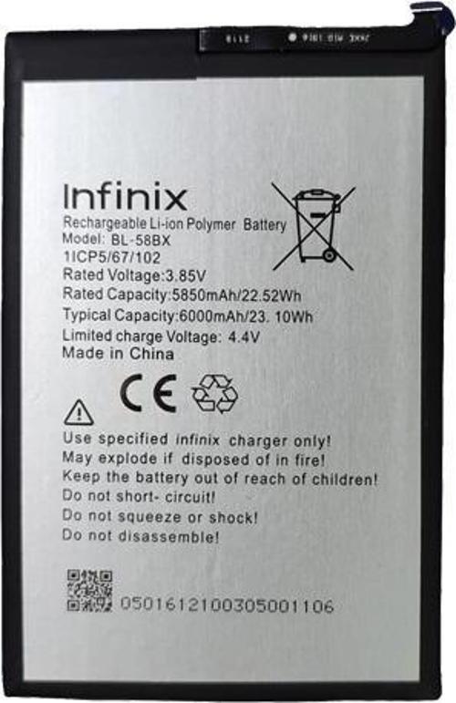 Infinix HOT 12 PLAY Batarya Pil Sıfır Orijinal
