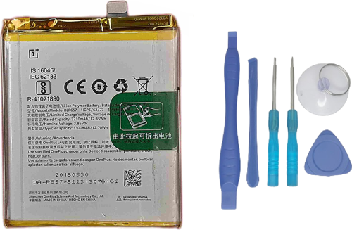 One Plus 6 Batarya Pil Sıfır Orijinal + TAMİR SETİ