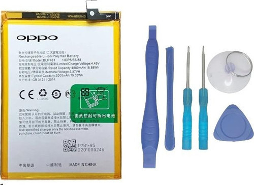 Oppo A91 - Blp781 -Batarya Pil Sıfır Orijinal + TAMİR SETİ