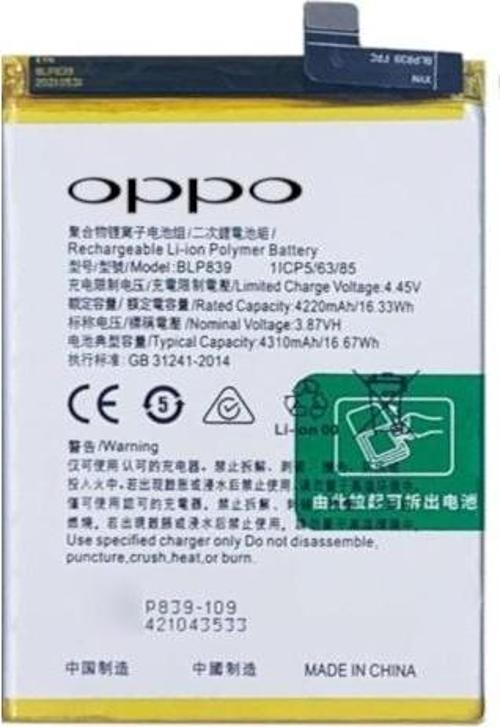 Oppo A94 -5g- Blp839 -Batarya Pil Sıfır Orijinal