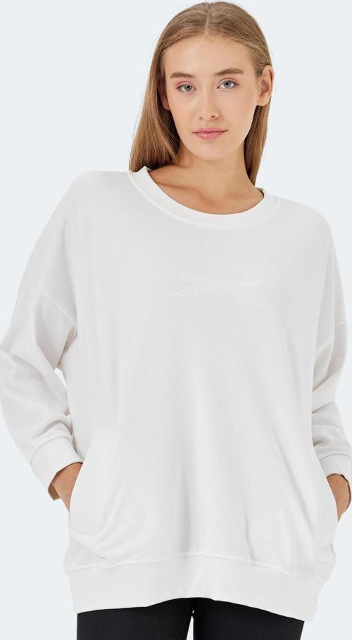 VIKENTI SW Kadın Sweatshirt Beyaz