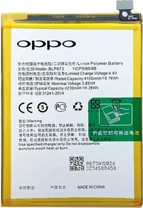 Oppo A3s - BLP673 - Batarya Pil Sıfır Orijinal