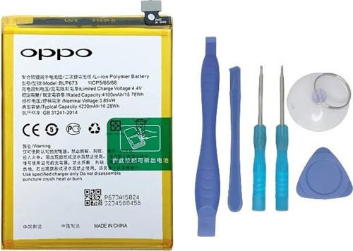 Oppo A3s - BLP673 - Batarya Pil Sıfır Orijinal + TAMİR SETİ