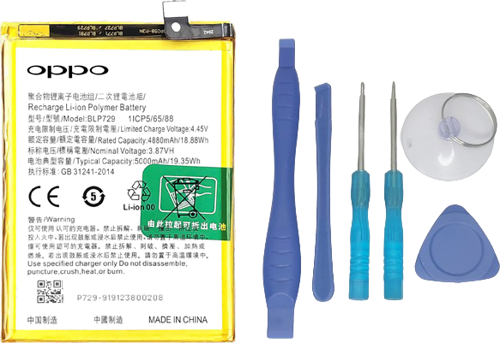 Oppo Realme C21Y - Blp729 Batarya Pil Sıfır Orijinal + TAMİR SETİ