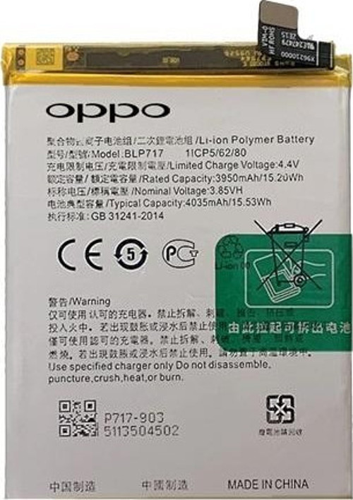 Oppo Reno 2F - BLP 717 Batarya Pil Sıfır Orijinal