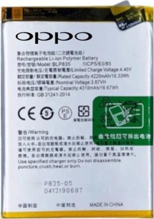 Oppo Reno 5f - BLP835  - Batarya Pil Sıfır Orijinal