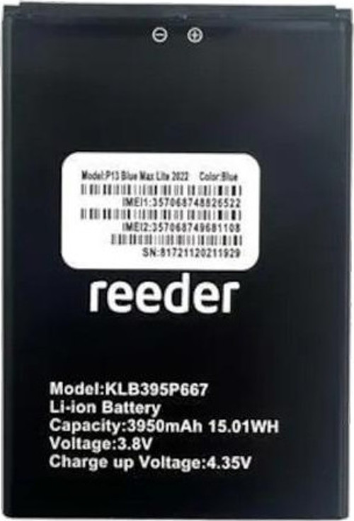 Reeder P13 Blue Max 128gb Batarya Pil Sıfır Orijinal