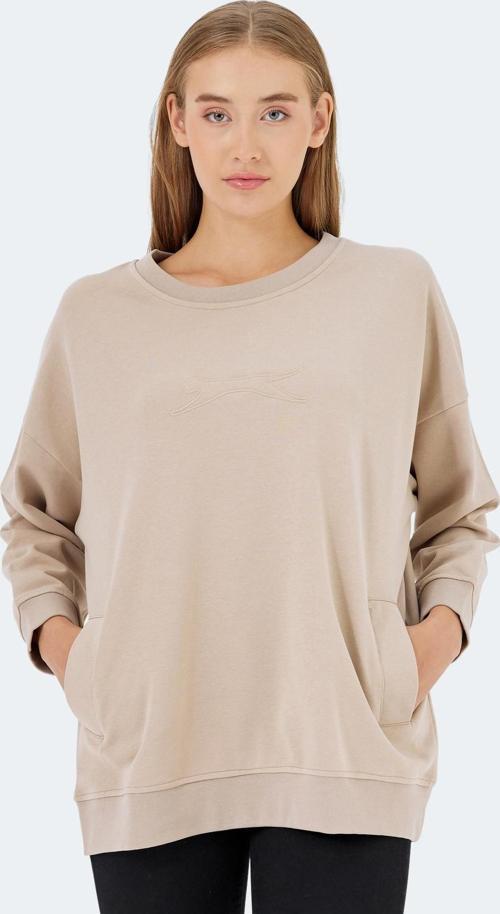 VIKENTI SW Kadın Sweatshirt Bej