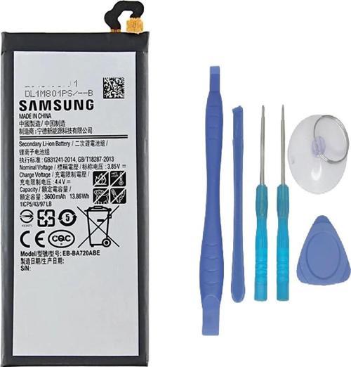 Samsung Galaxy A7- 2017 - SM-A720 Batarya Pil Sıfır Orijinal + TAMİR SETİ