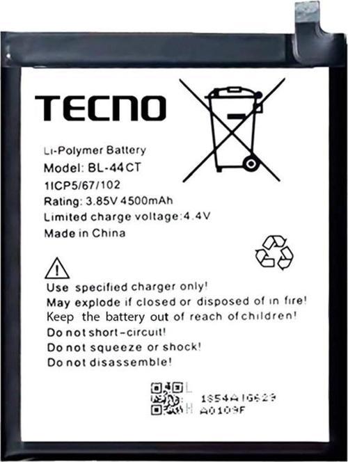 Tecno Camon 16 PREMIER Batarya Pil Sıfır Orijinal