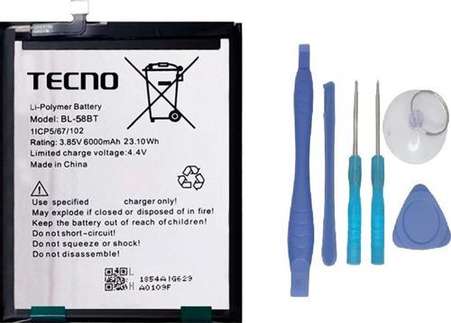 Tecno Pova NEO Batarya Pil Sıfır Orijinal + TAMİR SETİ