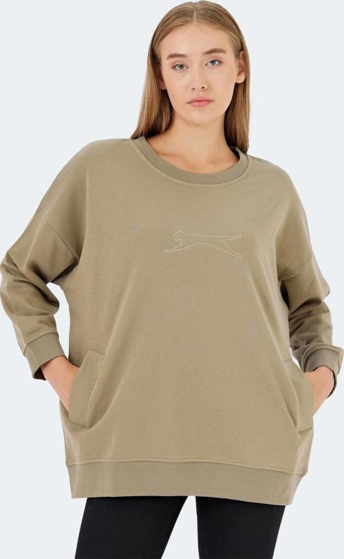 VIKENTI SW Kadın Sweatshirt Koyu Yeşil