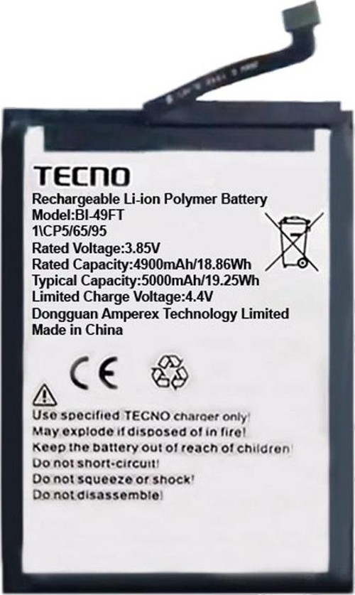 Tecno Spark 7 PRO Batarya Pil Sıfır Orijinal