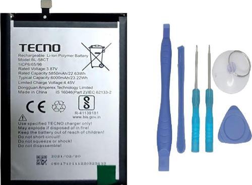 Tecno Spark 7T Batarya Pil Sıfır Orijinal + TAMİR SETİ