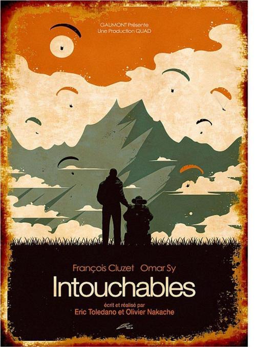 Intouchables Desenli Mdf Tablo 18 cm x 27 cm