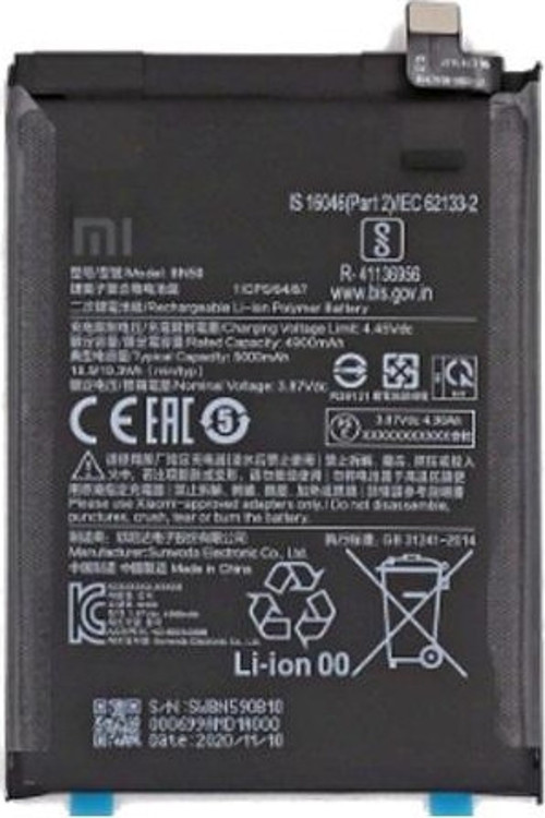 Xiaomi Redmi NOTE 10 4G - BN 59 - Batarya Pil Sıfır Orijinal