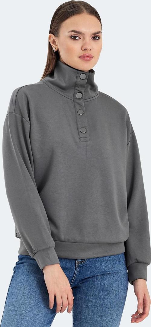 VIDAL Kadın Sweatshirt Koyu Gri