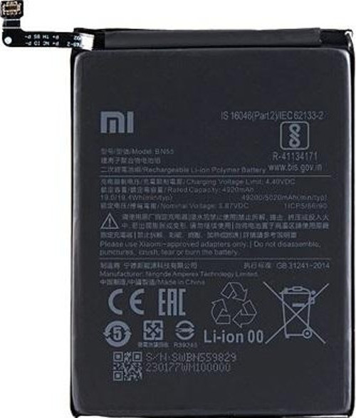 Xiaomi Redmi NOTE 9S - BN 55 - Batarya Pil Sıfır Orijinal