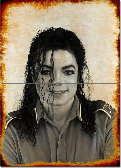 Michael Jackson Art Mdf Poster 70 cm x 100 cm