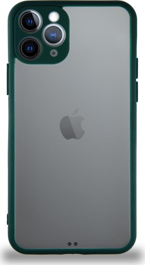 Apple iPhone 11 Pro Kılıf Kamera Korumalı Ultra İnce Kapak - Koyu Yeşil
